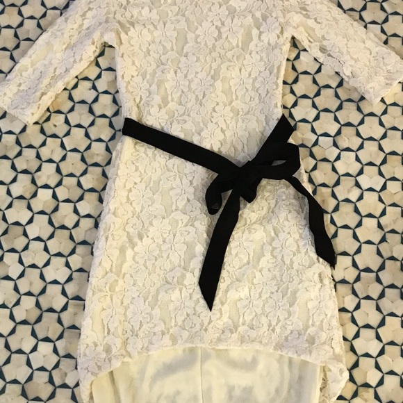 Joyfolie Girl’s Leoni Ivory Lace Dress size 4 - Picture 3 of 5